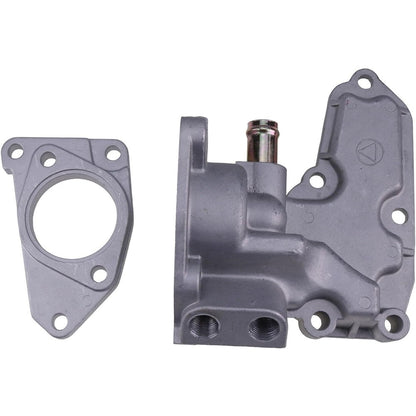 Thermostat Housing 8970186640 VI8970186640 for Isuzu Engine 4JB1 Hitachi Loader DX40-C DX40M-C DX40MM-C DX45-C DX45M-C DX45MM-C - KUDUPARTS