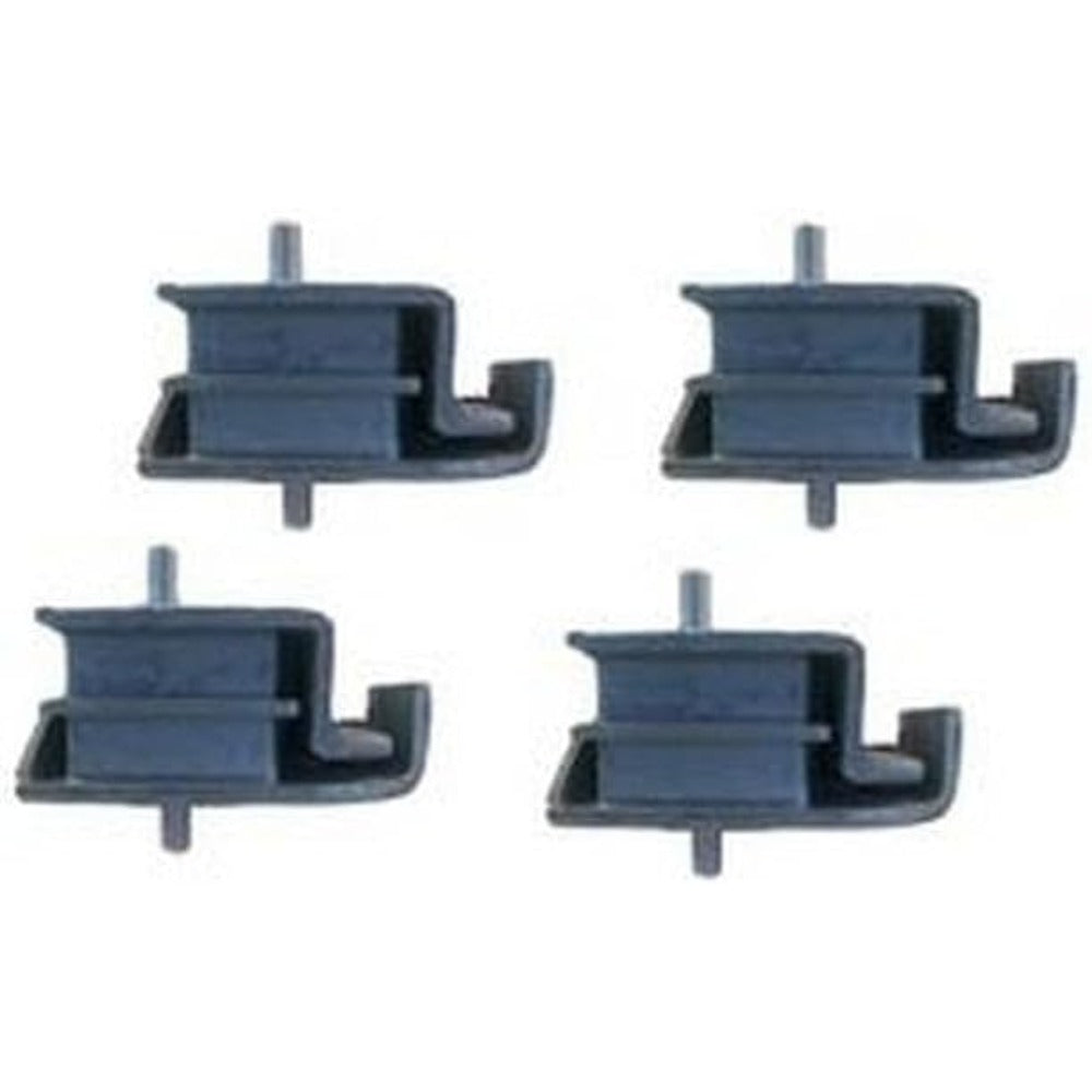 4 Pcs Front Engine Mounting Rubber Cushion 20S-01-71332 for Komatsu Excavator PC45MR-5 PC55MR-5 PC57-7 - KUDUPARTS