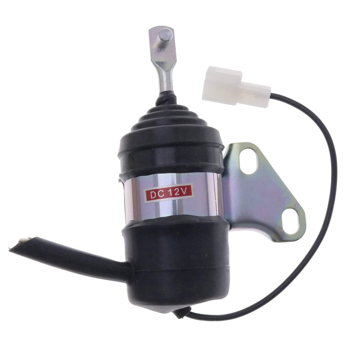 Fuel Stop Solenoid 12V for Kubota BX24 BX25 BX1800D BX1830D BX1850D BX1860D - KUDUPARTS