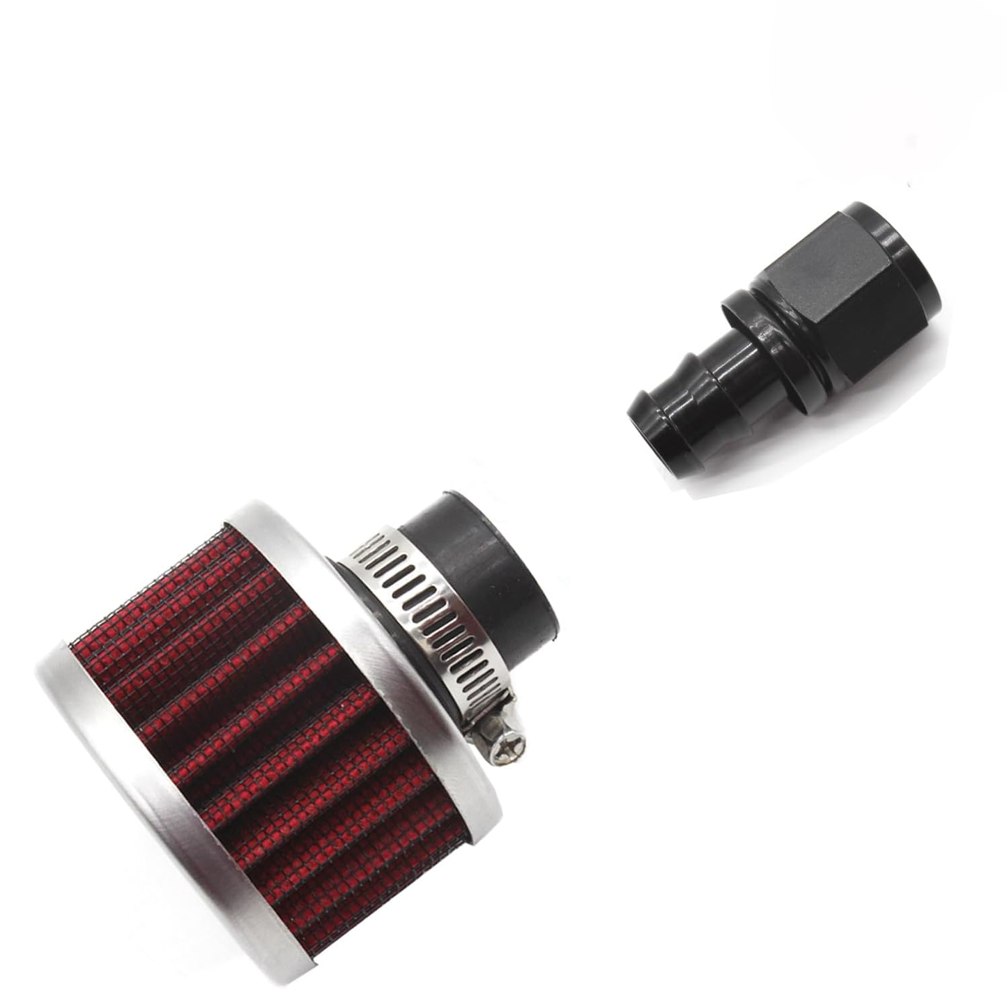 6 AN Female Fitting Kit With Filter for Fuel Cell Breather Vent