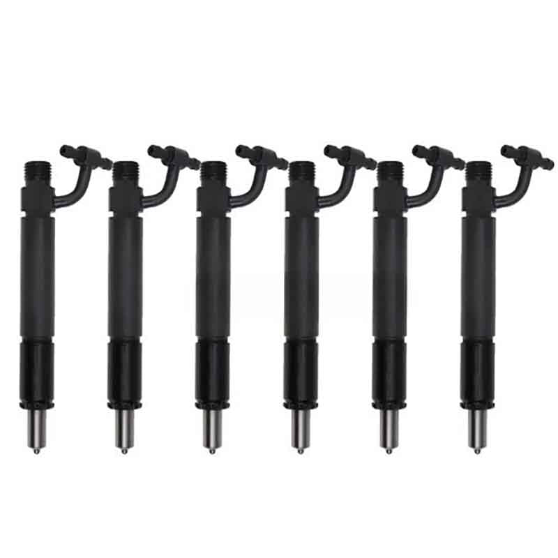 6 PCS Fuel Injector With Nozzle 1815286C91 781697 for Navistar Engine DTA466