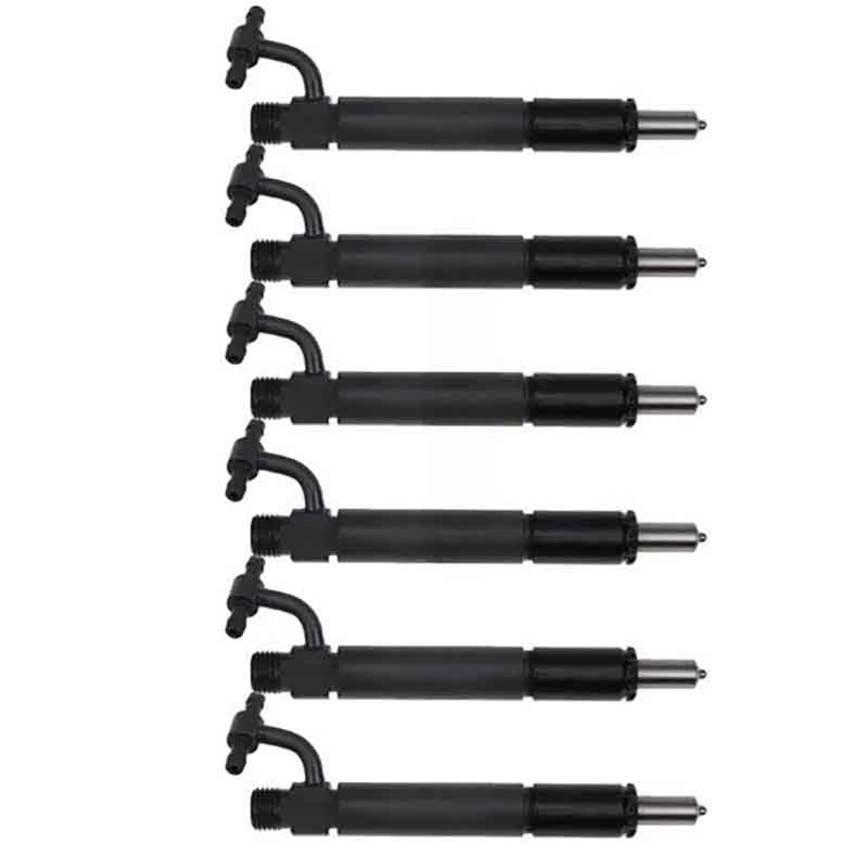 6 PCS Fuel Injector With Nozzle 1815286C91 781697 for Navistar Engine DTA466