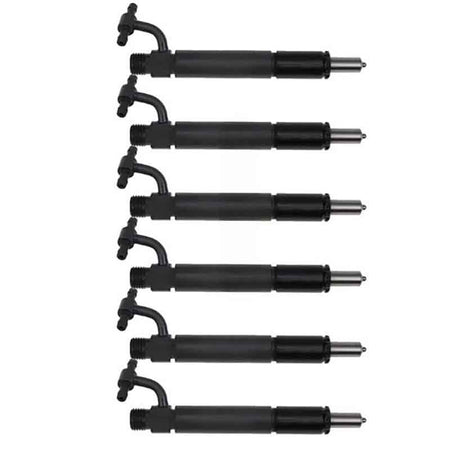 6 PCS Fuel Injector With Nozzle 1815286C91 781697 for Navistar Engine DTA466