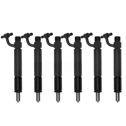 6 PCS Fuel Injector With Nozzle 1815286C91 781697 for Navistar Engine DTA466