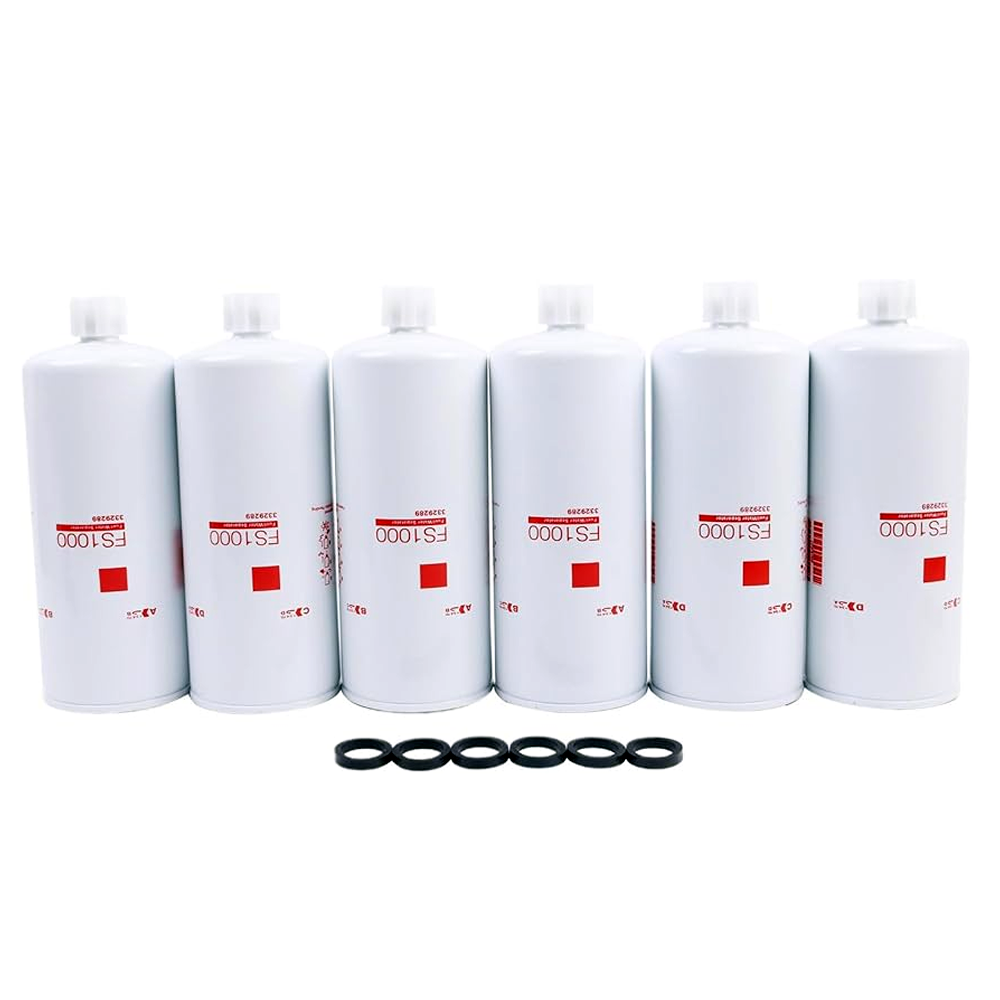 6Pcs Fuel Water Separator Filter for P551000 Fleetguard FS1000 Cummins 3329289