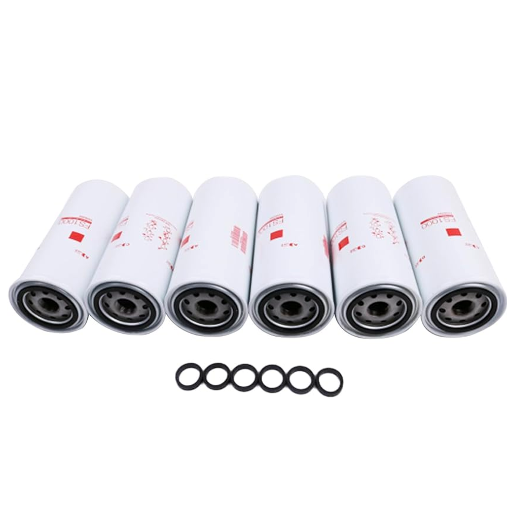 6Pcs Fuel Water Separator Filter for P551000 Fleetguard FS1000 Cummins 3329289 - KUDUPARTS