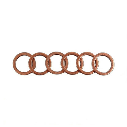 6 Pieces Crankcase Copper Washer Gasket 5812232 for Polaris Sportsman 450 570 800 1000