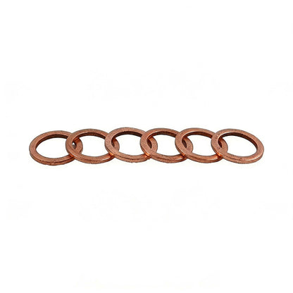 6 Pieces Crankcase Copper Washer Gasket 5812232 for Polaris Sportsman 450 570 800 1000