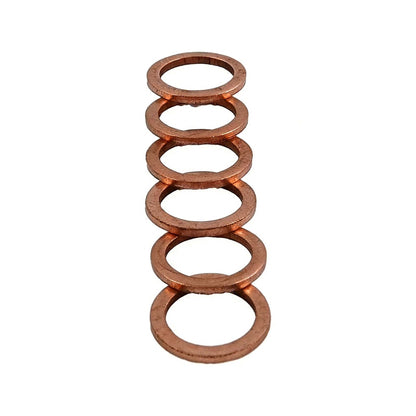 6 Pieces Crankcase Copper Washer Gasket 5812232 for Polaris Sportsman 450 570 800 1000