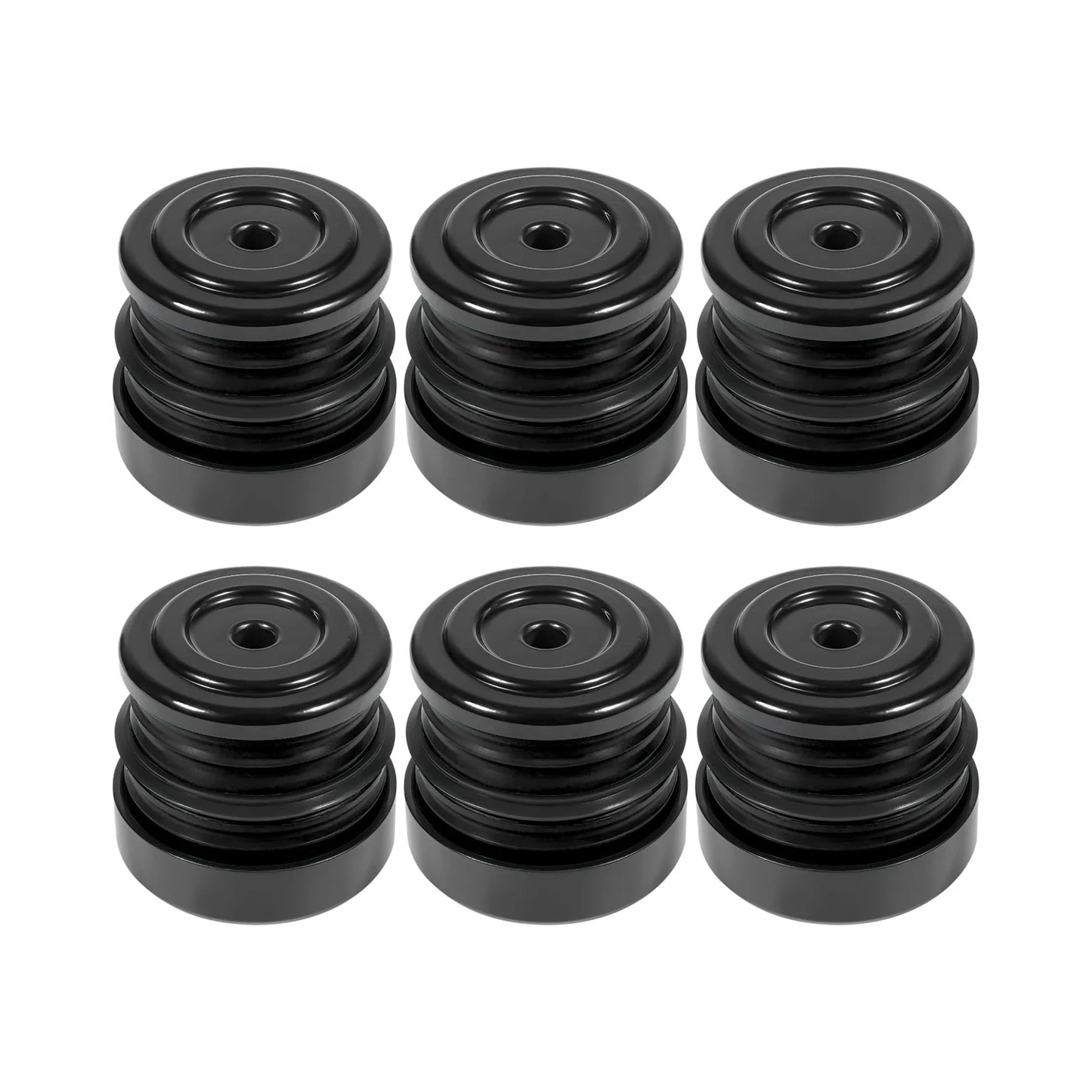 6 Pieces Silicone Body Mount Kit for Ford Super Duty Pickup Truck F-250 F-350 Crew Cab