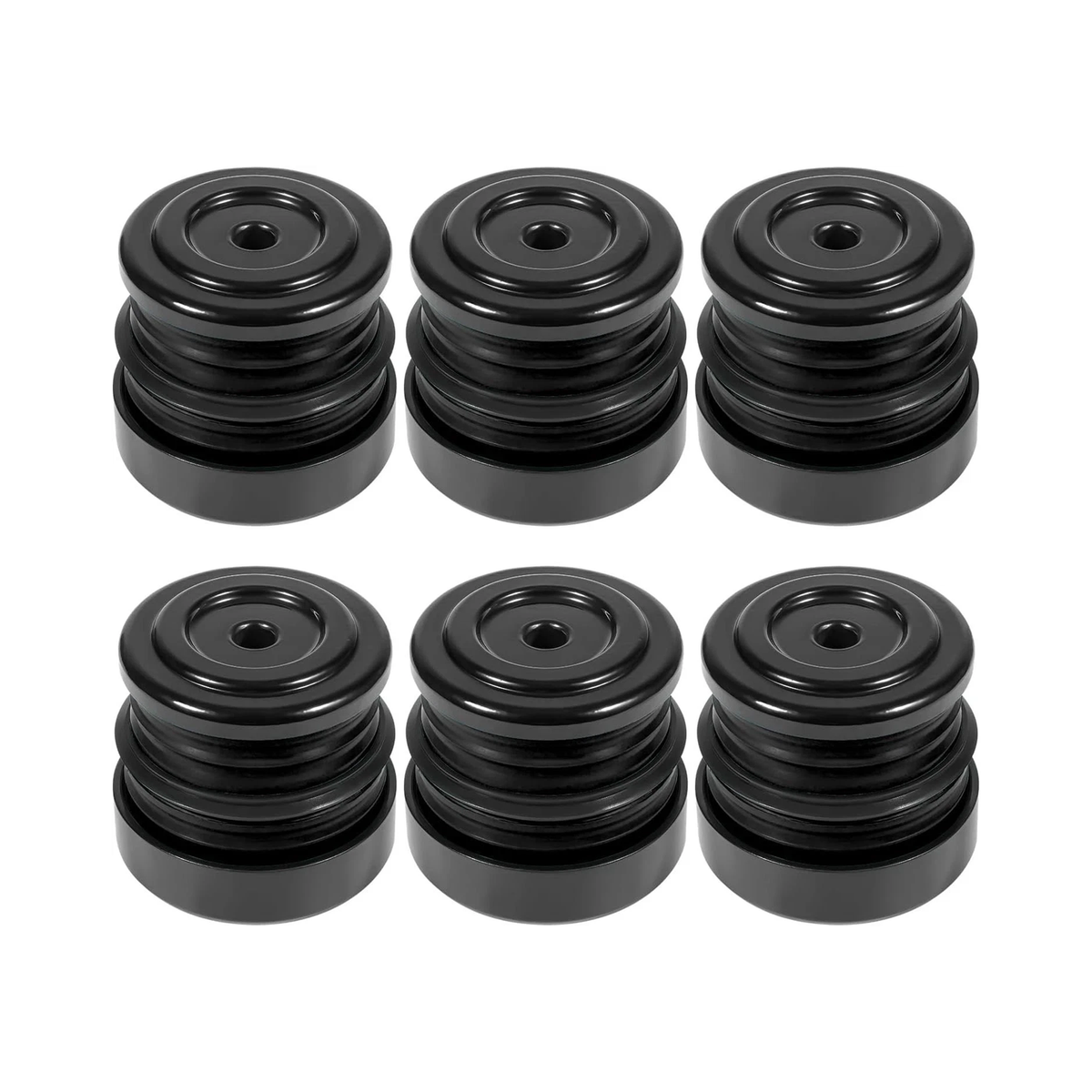 6 Pieces Silicone Body Mount Kit for Ford Super Duty Pickup Truck F-250 F-350 Crew Cab - KUDUPARTS