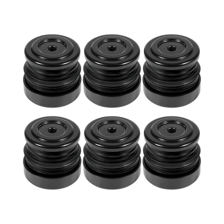 6 Pieces Silicone Body Mount Kit for Ford Super Duty Pickup Truck F-250 F-350 Crew Cab - KUDUPARTS