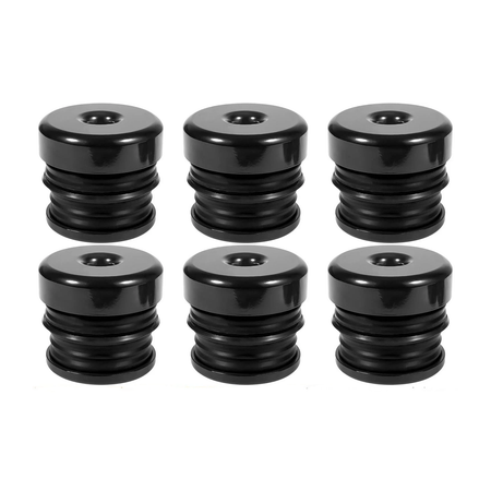 6 Pieces Silicone Body Mount Kit for Ford Super Duty Pickup Truck F-250 F-350 Crew Cab - KUDUPARTS