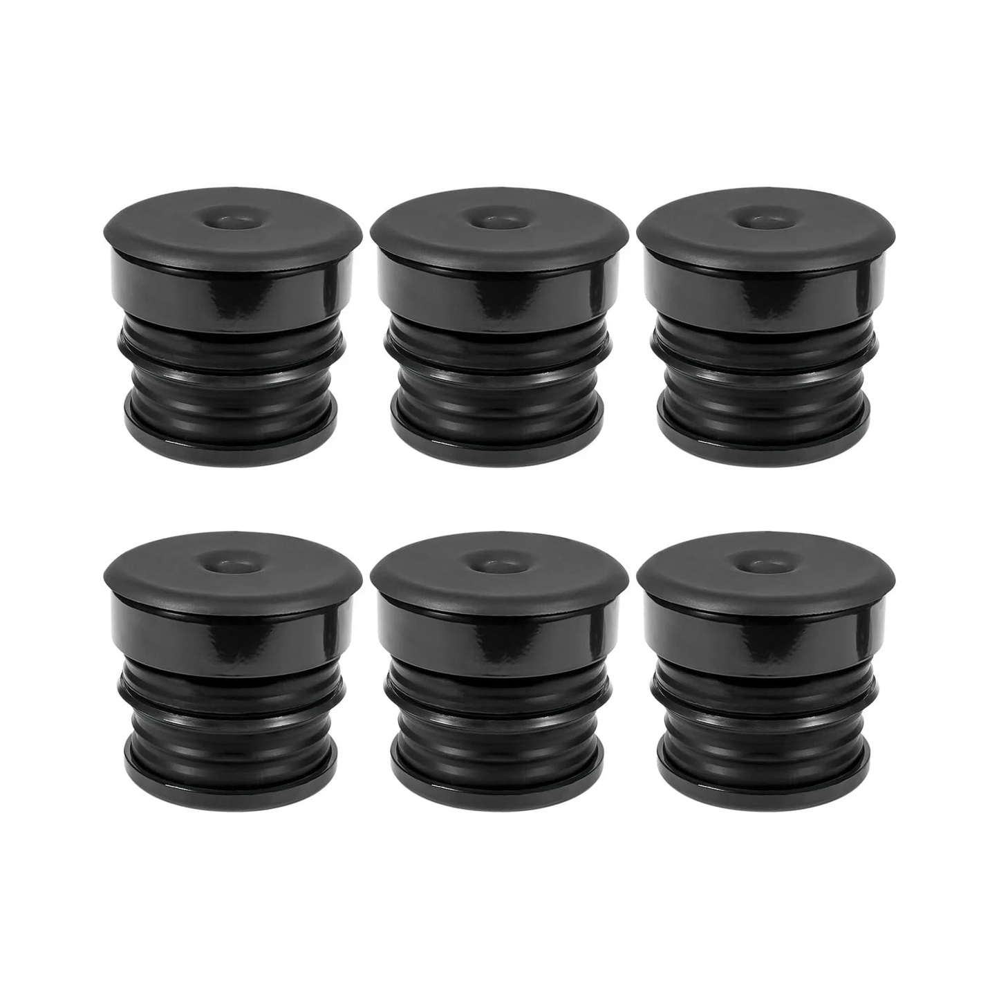 6 Pieces Silicone Body Mount Kit for Ford Super Duty Pickup Truck F-250 F-350 Crew Cab