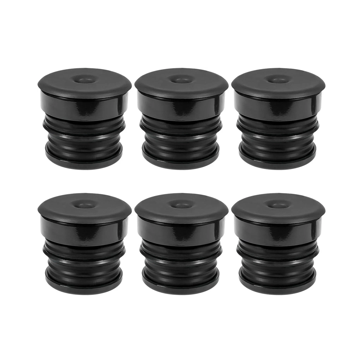 6 Pieces Silicone Body Mount Kit for Ford Super Duty Pickup Truck F-250 F-350 Crew Cab - KUDUPARTS