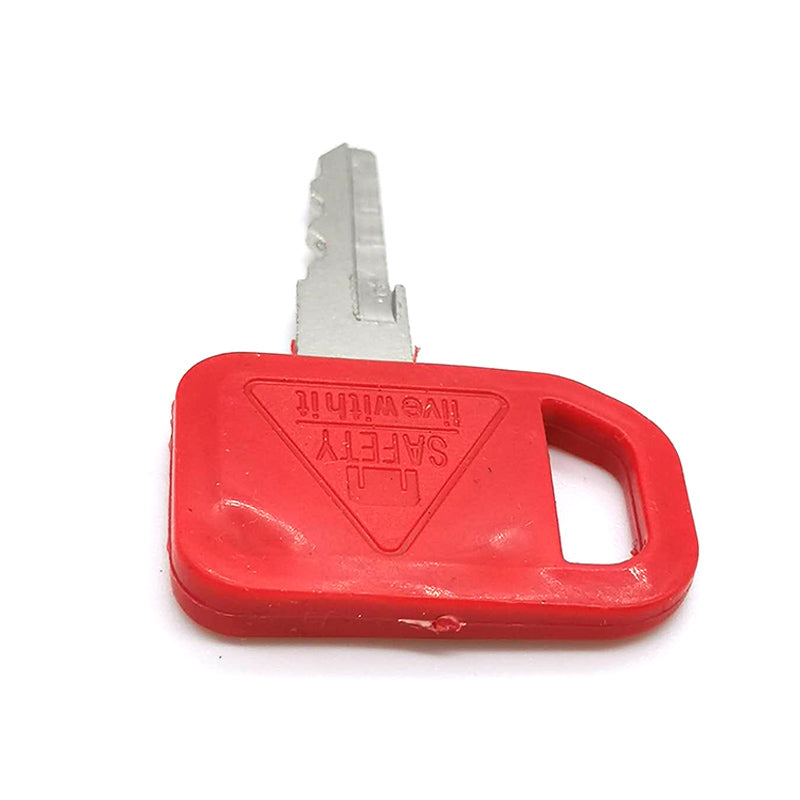 6X Ignition Keys with Key Chain #T209428 KV13427 Compatible with John Deere Skid Steer Heavy Equipment 240 250 260 270 325 328 332 318G 324E 332G and Columbia Pack Cart