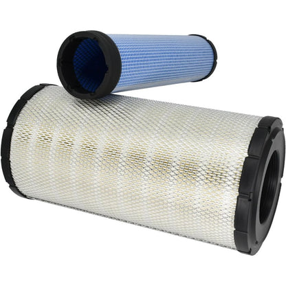 Air Filter Kit 600-185-3100 600-185-3200 for Komatsu Excavator PC200-7 PC200-8 PC228US-3 - KUDUPARTS
