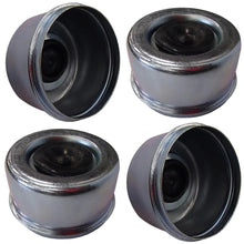 OD 2.72" 4 Pcs Grease Cap With Rubber Plug 21-43-1 for Trailer Axles E-Z Lube Spindle