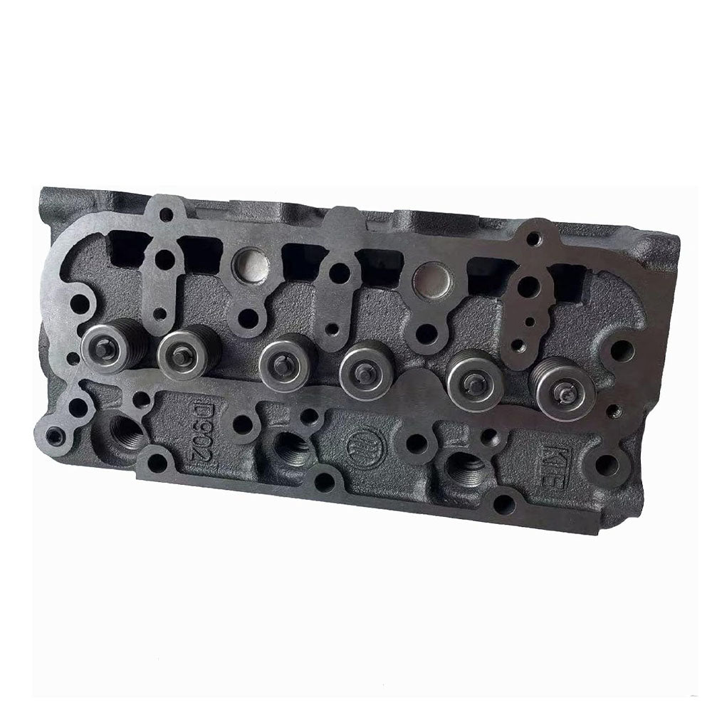 D902 Cylinder Head with Valve Compatible with Kubota D902 Head for BX2230D BX2350D BX25D KX41 RTV900W - KUDUPARTS