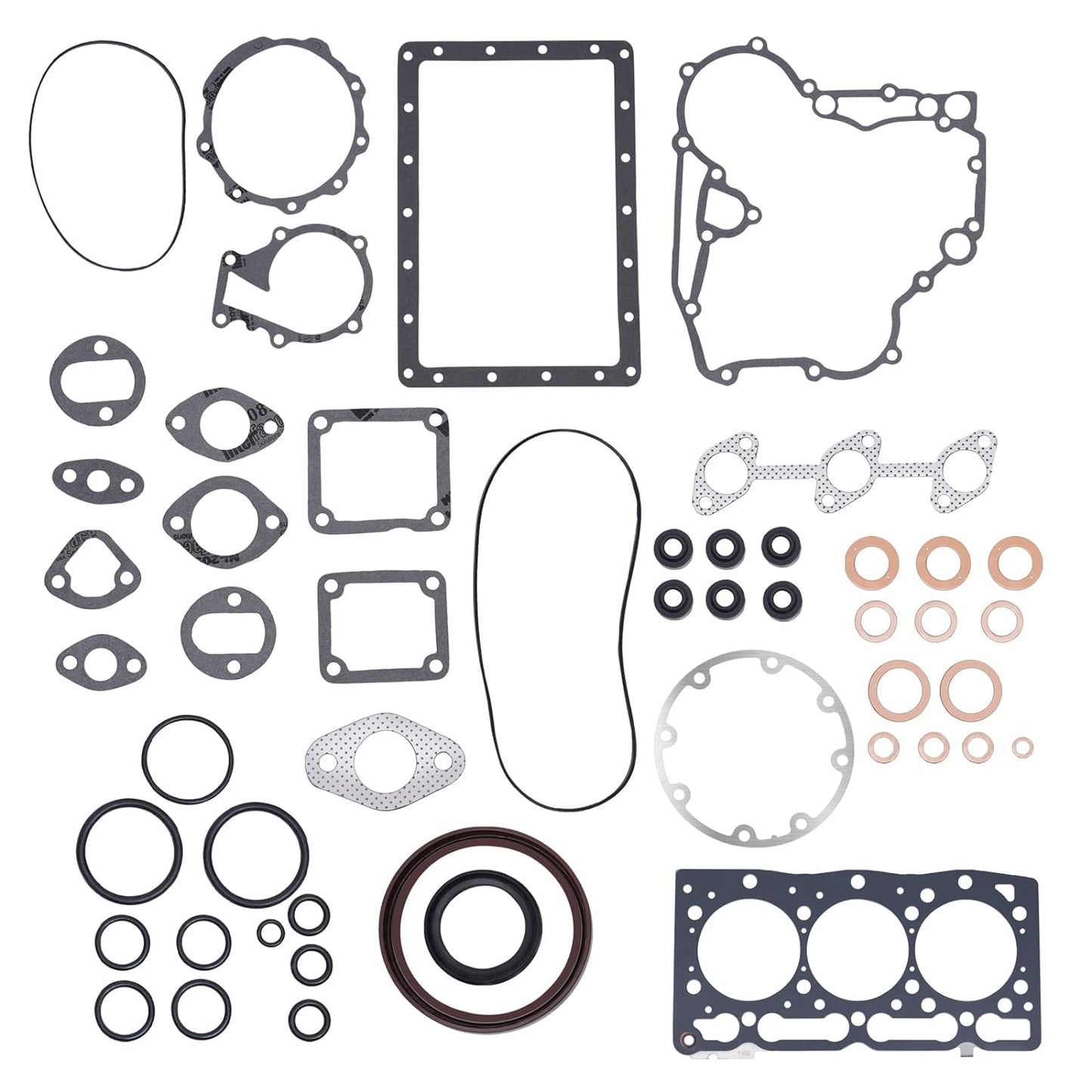 Complete Cylinder Head with Full Gasket Kit for Kubota D1005 Engine - KUDUPARTS