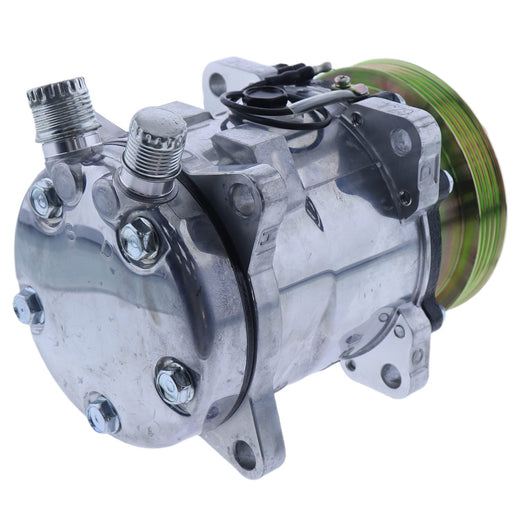 Seltec TM-15 HD A/C Compressor 87649991 for CASE Loader 420 430 435 440 445 450 465 - KUDUPARTS