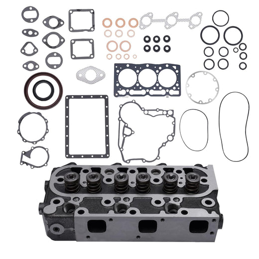 Complete Cylinder Head with Full Gasket Kit for Kubota D1005 Engine - KUDUPARTS