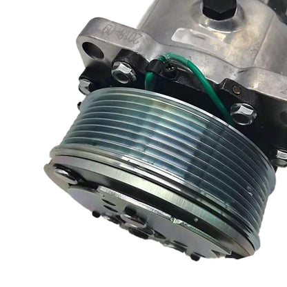 24V SD7H15 A/C Compressor 1433064H91 for Komatsu Motor Grader GD750A-1 GD650A-2B GD530A-2A GD670A-2A 870B 830 - KUDUPARTS
