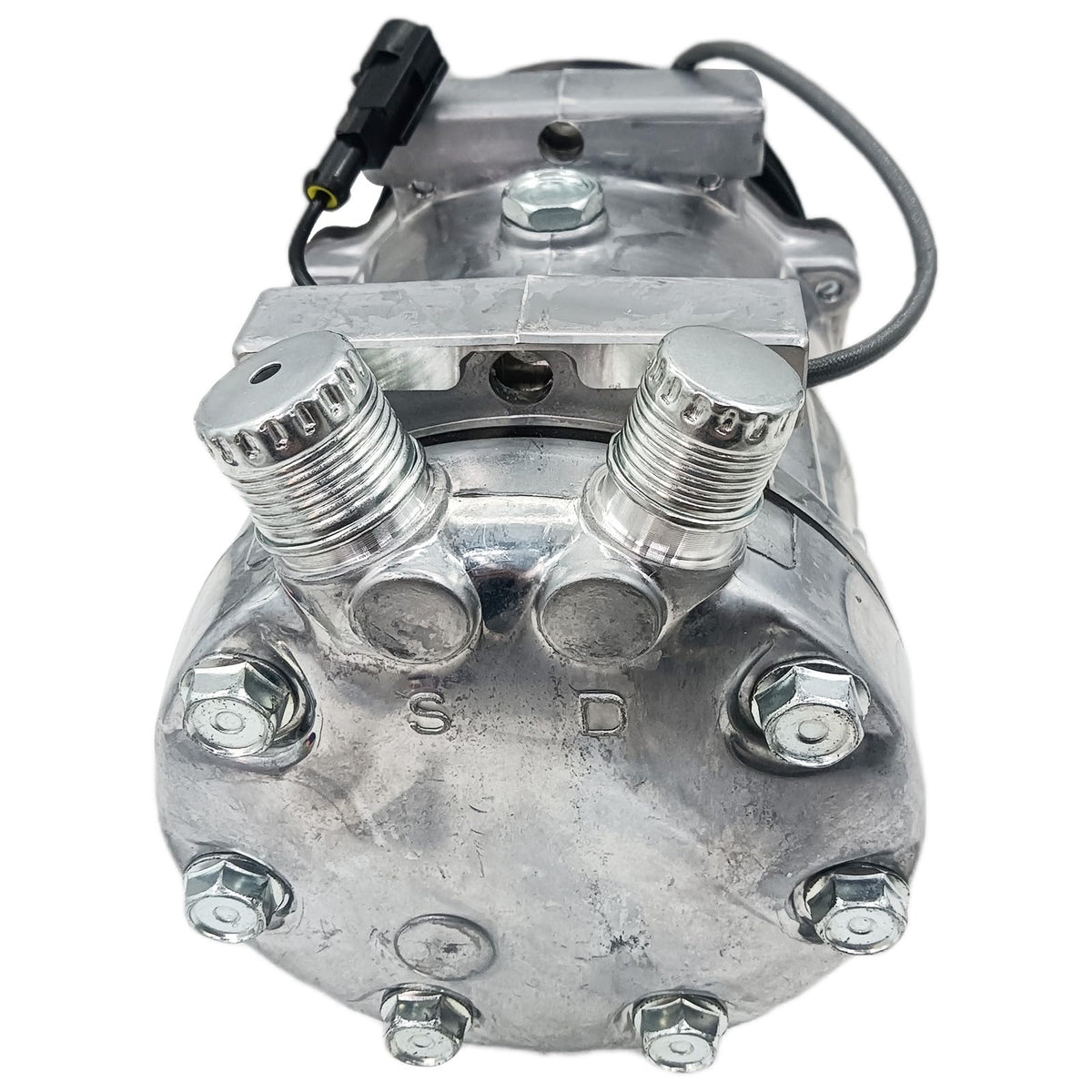 12V SD5H11 A/C Compressor 87546525 for CASE Skid Steer Loader 410 - KUDUPARTS