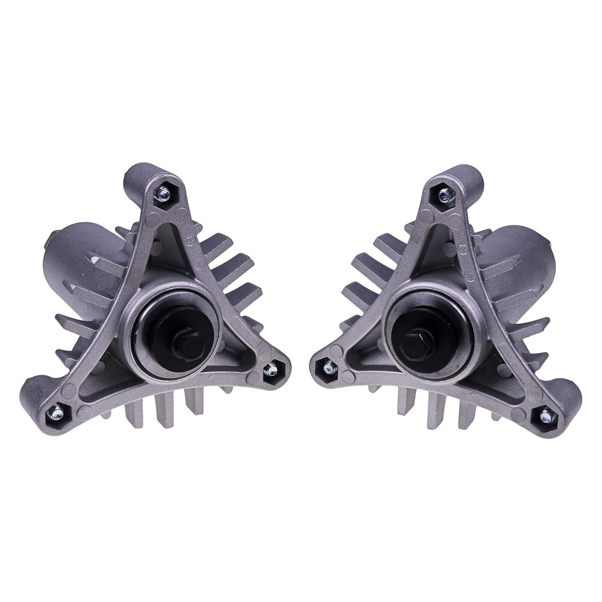 2 Pieces Spindle Mandrel Assembly 130794 532130794 539110158 for Poulan Electrolux AYP Husqvarna Jonsered Craftsman Ryobi Lawn Tractor - KUDUPARTS