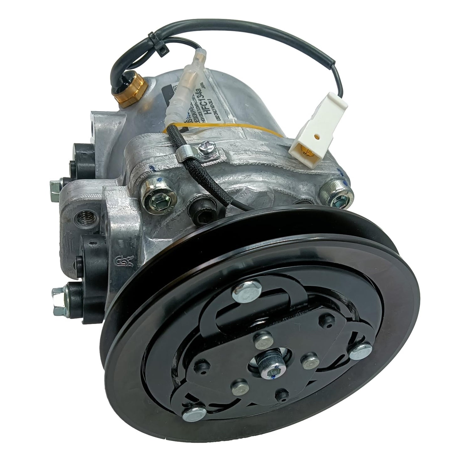 Compresseur de climatisation Denso SV06E 283-4170 pour excavatrice Caterpillar CAT 303.5E 304CCR 304DCR 305.5D 305E