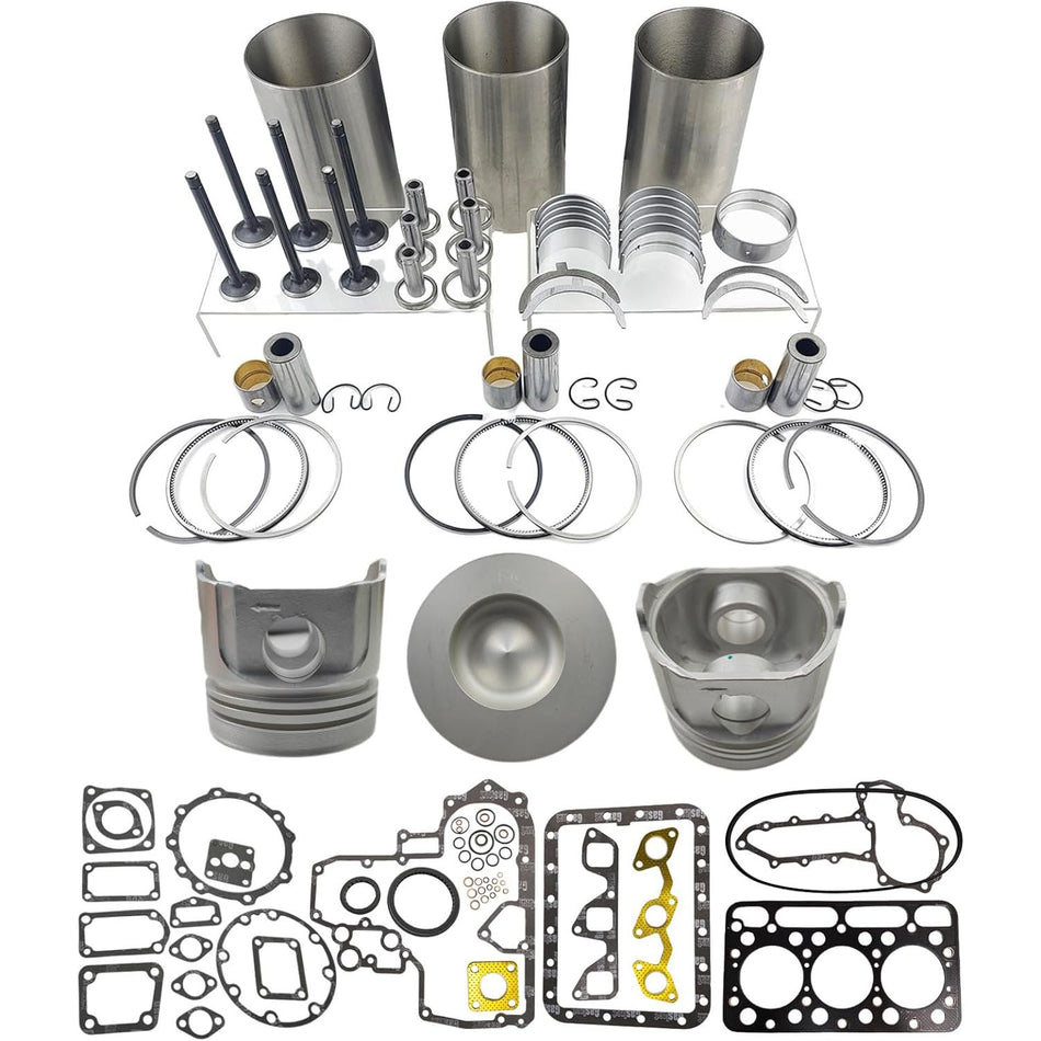 Overhaul Rebuild Kit for Kubota Engine D1462 Bobcat Excavator 328C 325C