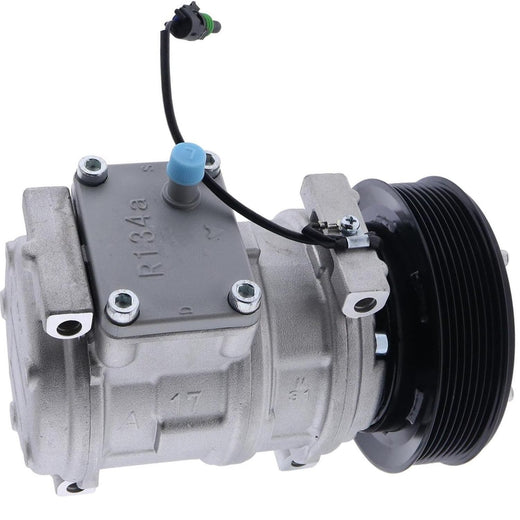 10PA17C A/C Compressor RE46609 for John Deere Loader 260 280 310G 410G 210LJ 1850 Type-2 - KUDUPARTS