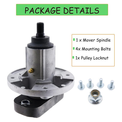 Ensemble de broche de lame 2 pièces GY20050 GY20785 pour tracteurs de pelouse John Deere série L 100 105 107 108 110 111 118 120 130 42" 44" 46" 48"