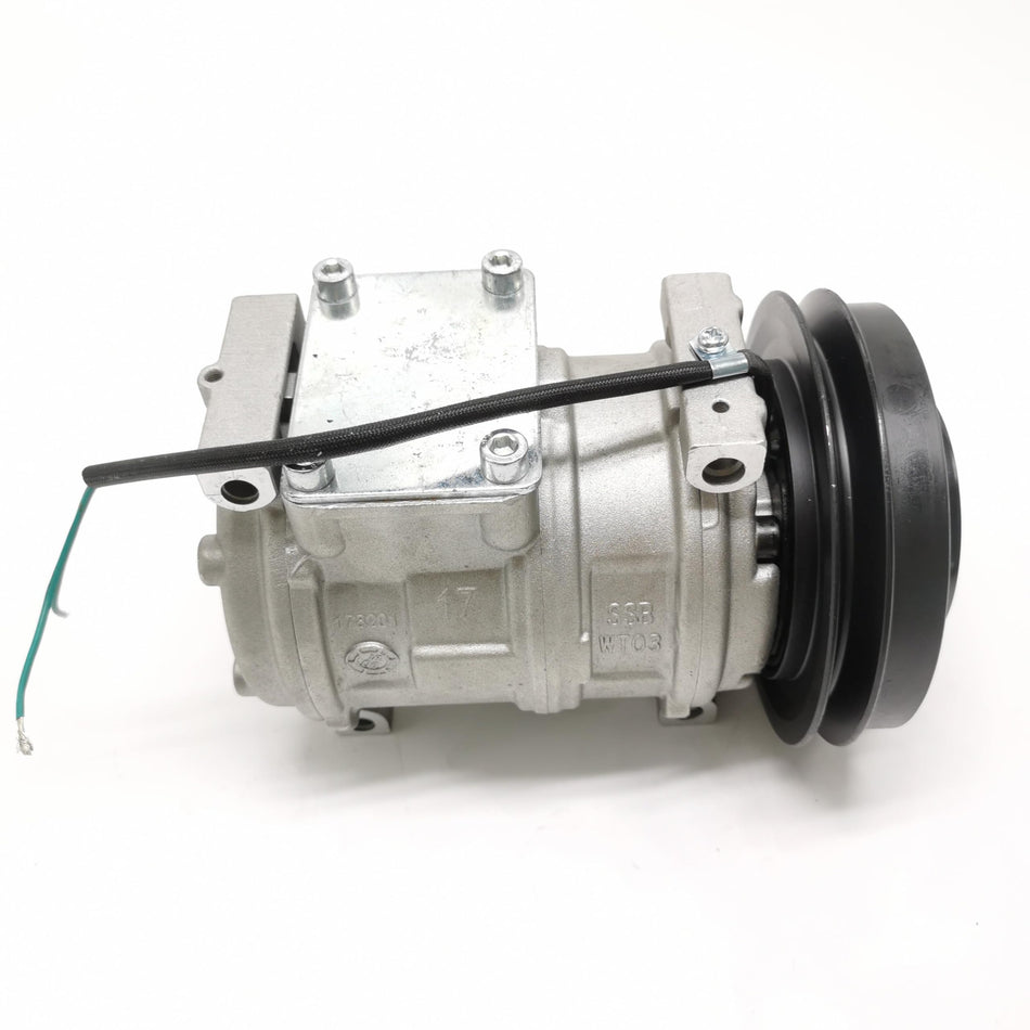 10PA17C A/C Compressor AT168543 for John Deere Articulated Dump Truck 250D 300D Type-1