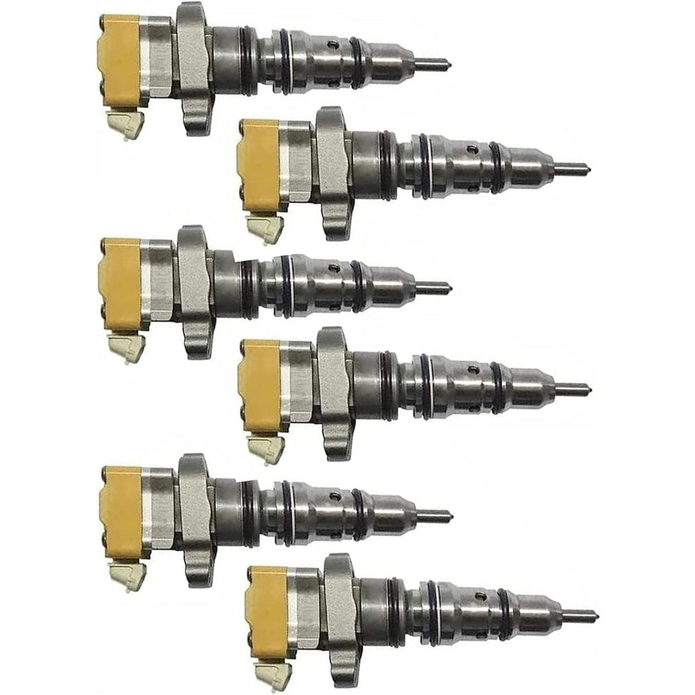 6 Pcs Fuel Injector 171-9704 for Caterpillar CAT Engine 3126 3126E - KUDUPARTS