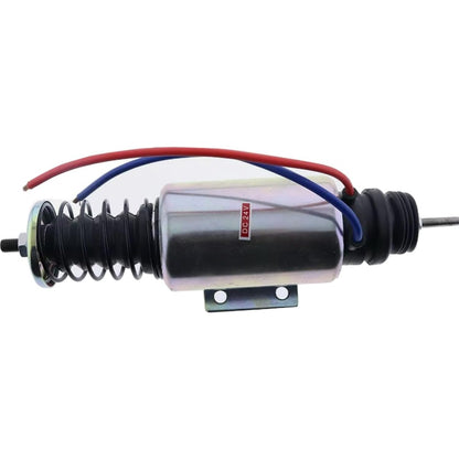 24V Shutdown Solenoid 98423938 for New Holland Loader FR130 FR130.2 FR160 FR160.2 FR220 - KUDUPARTS