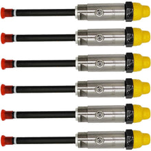 6Pcs Fuel Injector Pencil Nozzle 4W-7018 4W7018 for Caterpillar CAT 3406B 3432 3408 3408B - KUDUPARTS