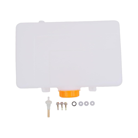 7L Plastic Gas Fuel Storage Water Tank With Screw for Car Truck Van Parking Heater - KUDUPARTS