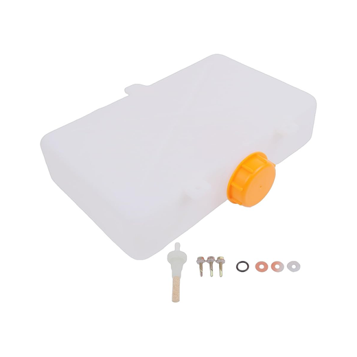 7L Plastic Gas Fuel Storage Water Tank With Screw for Car Truck Van Parking Heater - KUDUPARTS