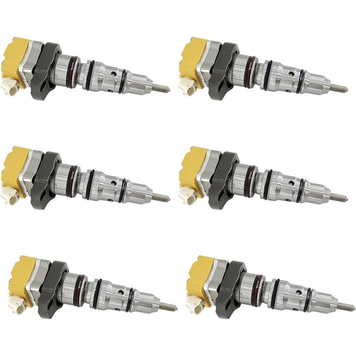 6 Pcs Fuel Injector 10R-0782 for Caterpillar CAT Engine 3126B 3126E - KUDUPARTS