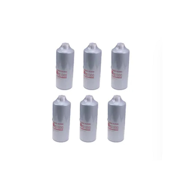 6Pcs Fuel Water Separator Filter for Donaldson P551000 Fleetguard FS1000 Cummins 3329289 - KUDUPARTS