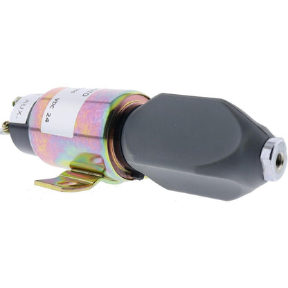 Fuel Shutoff Solenoid 1751-12E7U1B1S5A for Cummins Caterpillar CAT Excavator E70B E320 - KUDUPARTS