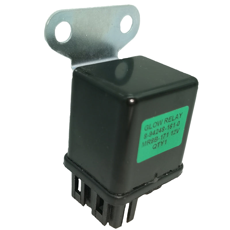 12V Glow Plug Relay 8942481610 for Isuzu Engine 4JA1 4JB1 4LE1 4LC1 Hitachi Excavator EX27U EX30U EX35U EX40U EX50U