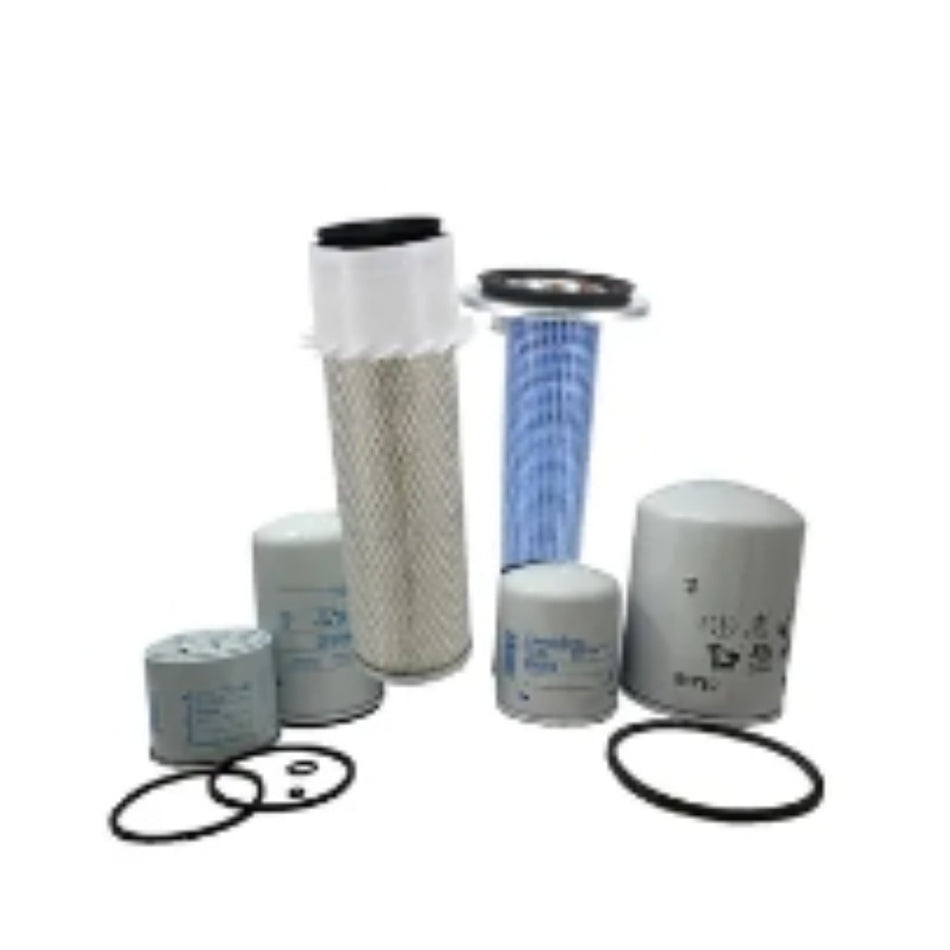 Maintenance Filter Kit for Kubota Engine V1902 New Holland Skid Steer Loader L553 - KUDUPARTS