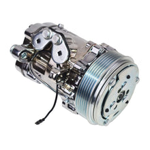 Compresor de aire acondicionado Sanden 8317 7B08 de 1 ranura, 12 V, 115 mm