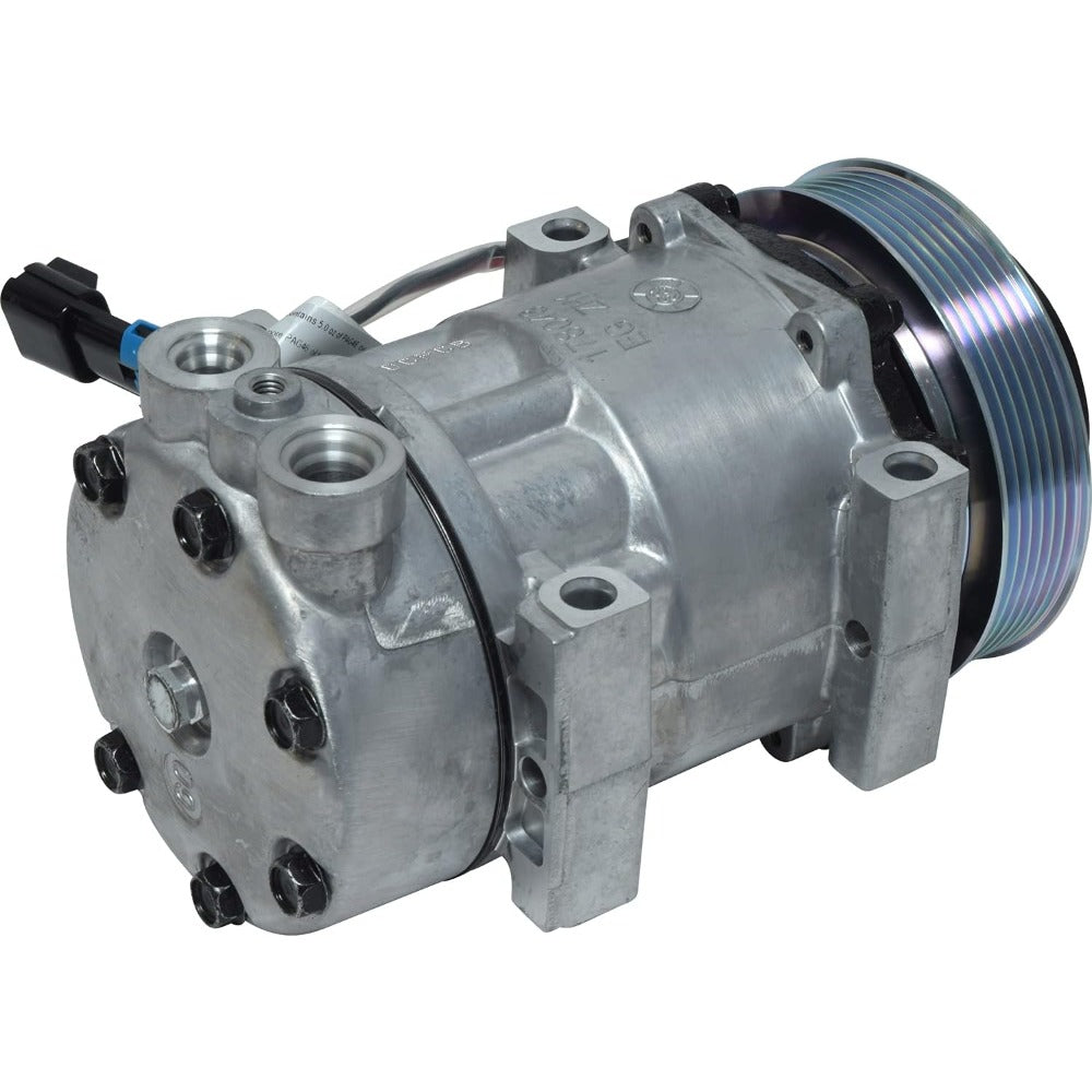 Sanden SD7H15 A/C Compressor 4079 F69-6003-122 For Peterbilt Truck 320 382 384 386 388 389 587 (Ship to US Only) - KUDUPARTS