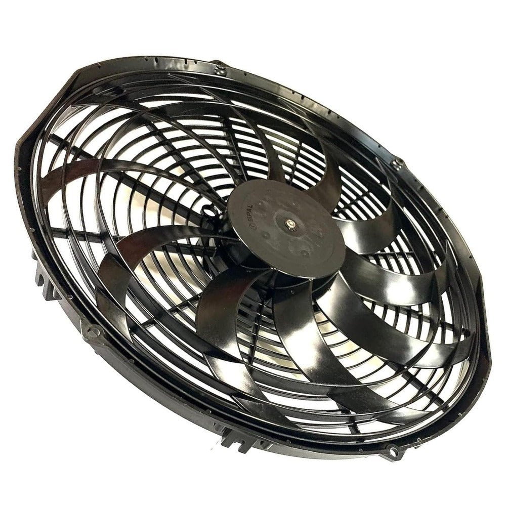 Pusher Fan 30102048 VA18-AP71/LL-42S 16In High Performance Curved Blade 1959CFM for Spal (Ship to US Only) - KUDUPARTS