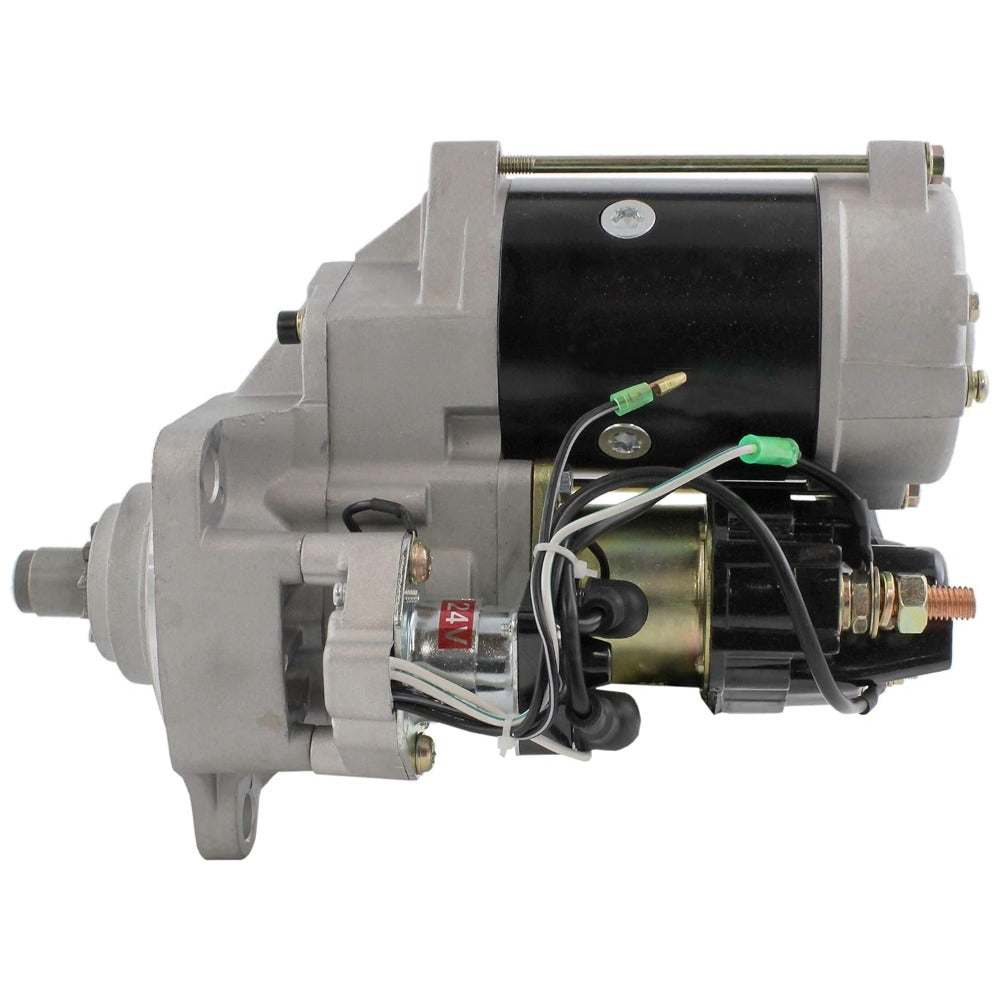 Starter Motor 1811004013 for Isuzu Engine 6BG1T Hitachi LX110-7 - KUDUPARTS