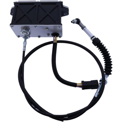 Throttle Motor Governor with Single Cable 6 Plug 247-5232 for Caterpillar CAT 325B 320B Excavator 3116 Engine - KUDUPARTS
