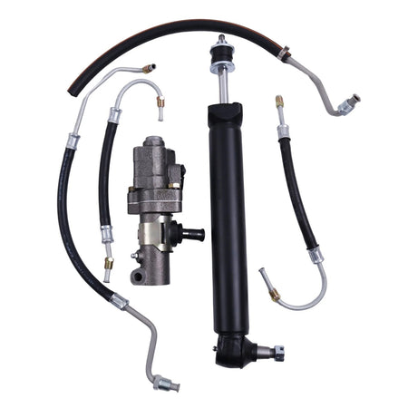 Power Steering Valve Cylinder & Hose Kit 1509003 1505001 1502007 for Chevrolet Corvette Base 5.3L 5.7L 7.0L 7.4L 1963-1979 - KUDUPARTS